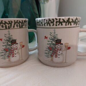 Snowman coffee mugs!